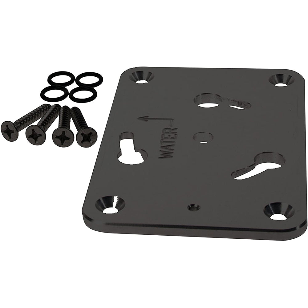 Panther Products Panther Spare Bow Mount Base Kit - Black - Powder Coat — marine anchoring accessories