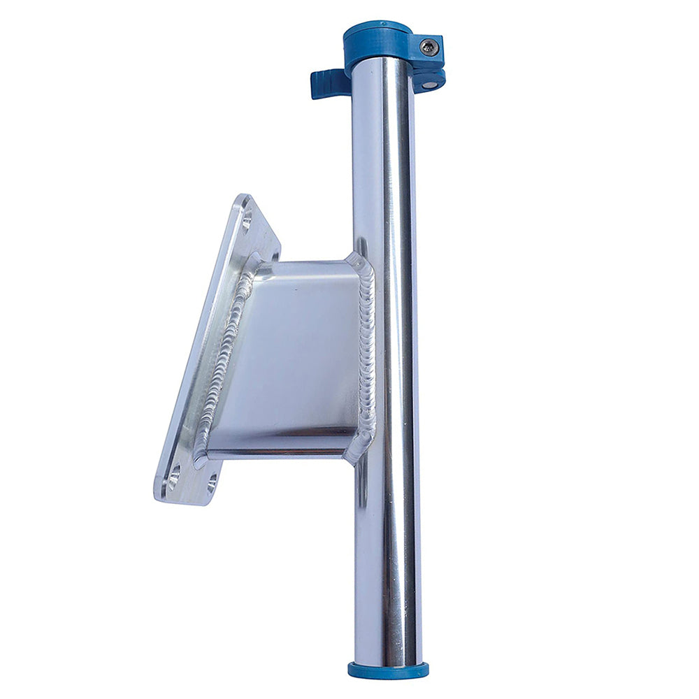 Panther Products Panther 5" Set Back Transom Mount Bracket - Clear - Anodized — marine anchoring accessories
