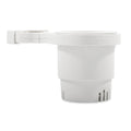 Camco Clamp-On Rail Mounted Cup Holder - Large for Up to 2" Rail - White — marine deck / galley