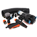Jabsco HotShot HD6 Heavy Duty Washdown Pump w/25' HoseCoil - 12V - 6 GPM - 70 PSI — marine washdown / pressure pumps