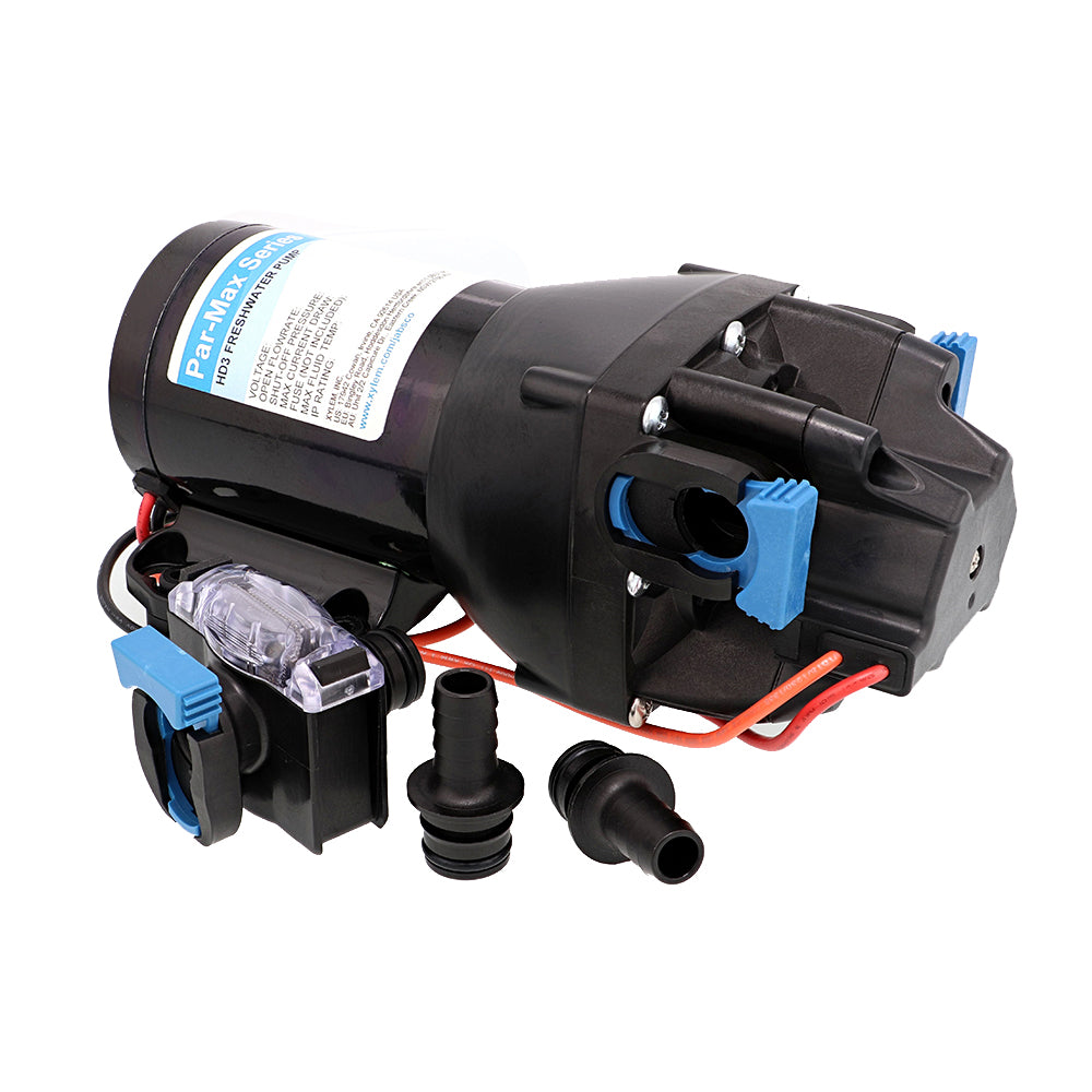 Jabsco Par-Max HD3 Heavy Duty Water Pressure Pump - 12V - 3 GPM - 40 PSI — marine washdown / pressure pumps