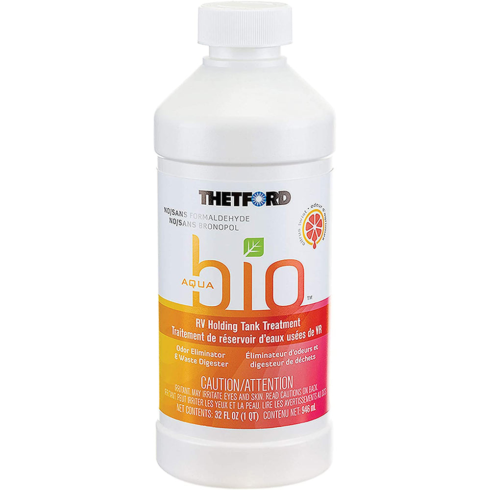 Thetford Marine Thetford AquaBio RV Holding Tank Treatment - Citrus Twist Scent - Formaldehyde Free - 32oz — marine marine sanitation