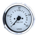 VDO Cockpit Marine 85MM (3-3/8") Diesel Tachometer - 4000 RPM - White Dial/Chrome Bezel — marine gauges