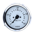 VDO Cockpit Marine 85MM (3-3/8") Diesel Tachometer - Alternator Input - White Dial/Chrome Bezel — marine gauges