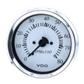 VDO Cockpit Marine 85MM (3-3/8") Outboard Tachometer - White Dial/Chrome Bezel — marine gauges