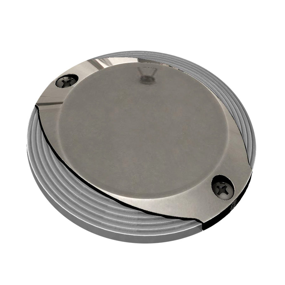 Lumitec Scallop Surface Mount Pathway Light - Spectrum RGBW/Warm White - Stainless Steel Housing — marine interior / courtesy light