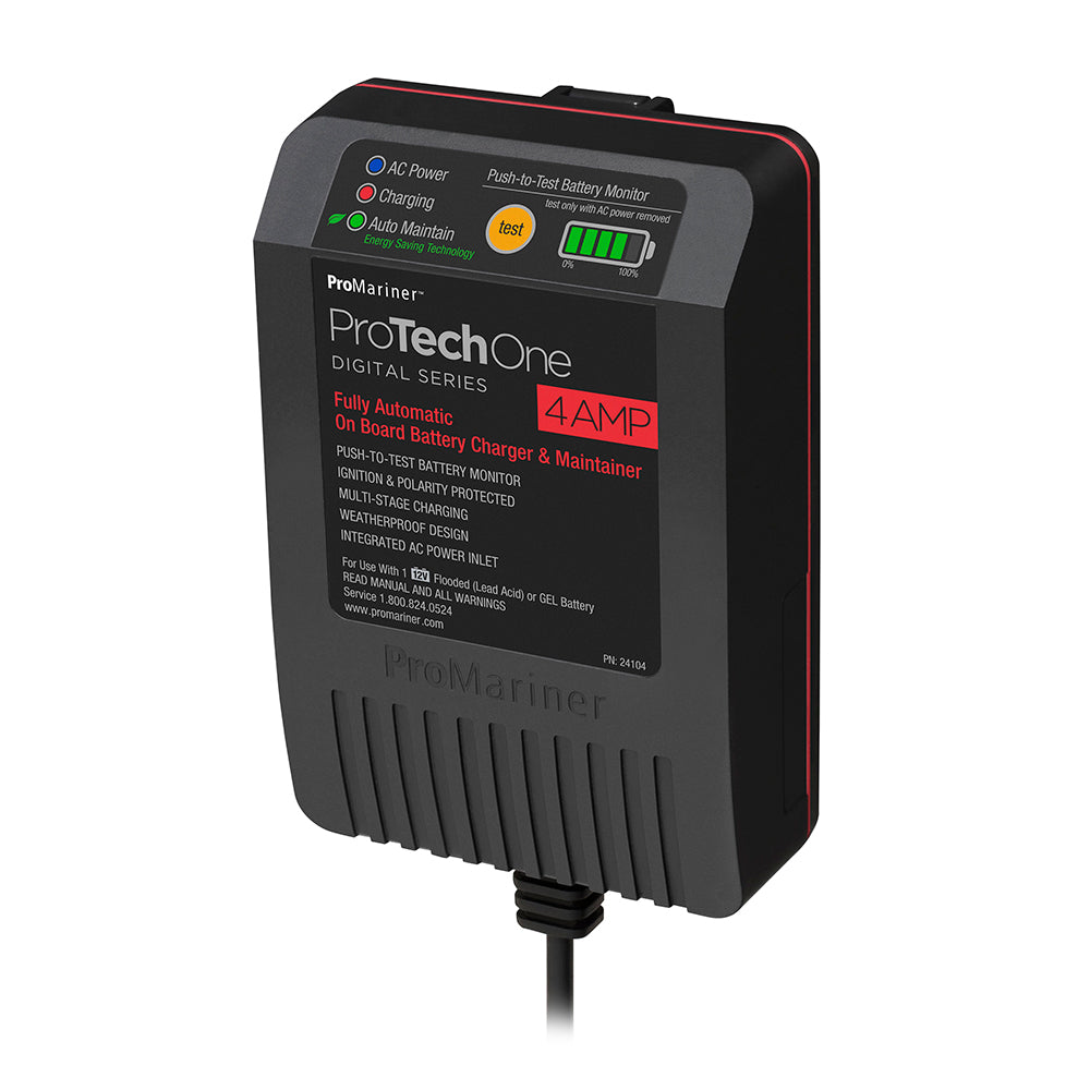 ProMariner ProTechOne - 4 AMP - AC Inlet — marine battery management
