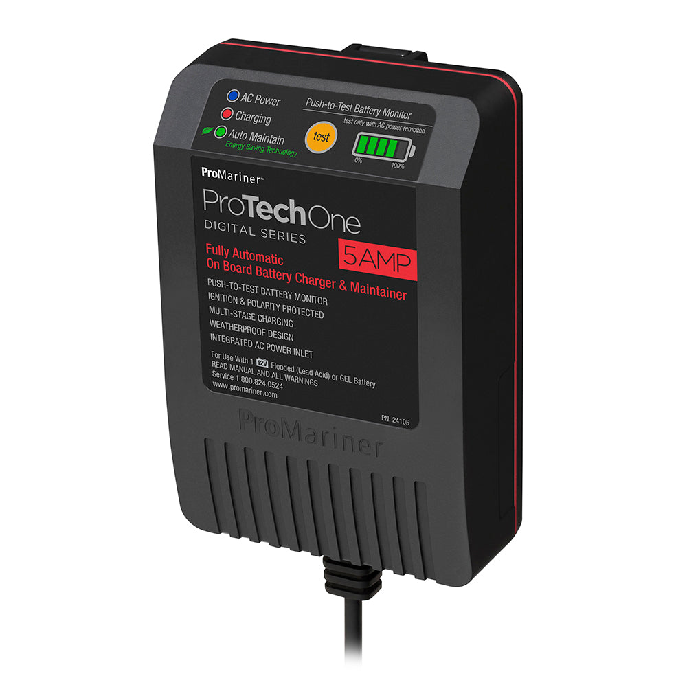 ProMariner ProTechOne - 5 AMP - AC Inlet — marine battery management