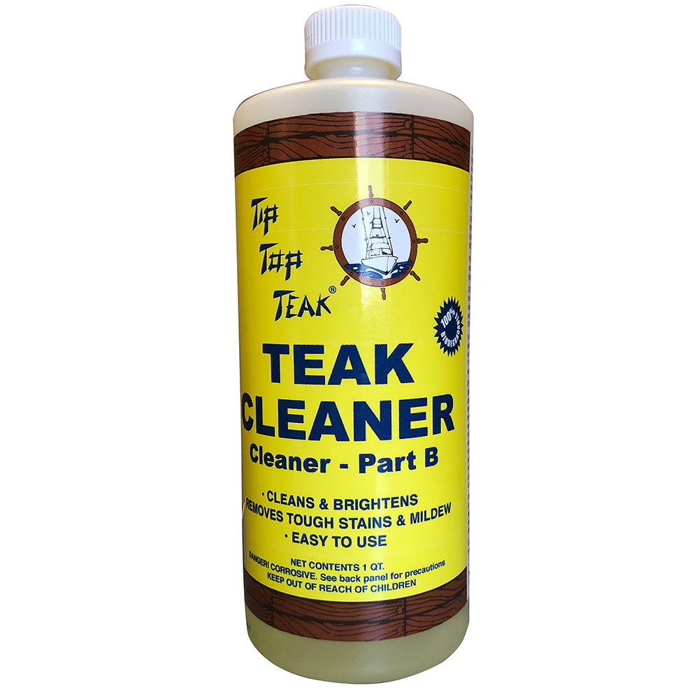 Tip Top Teak Cleaner Part B - Quart — marine teak