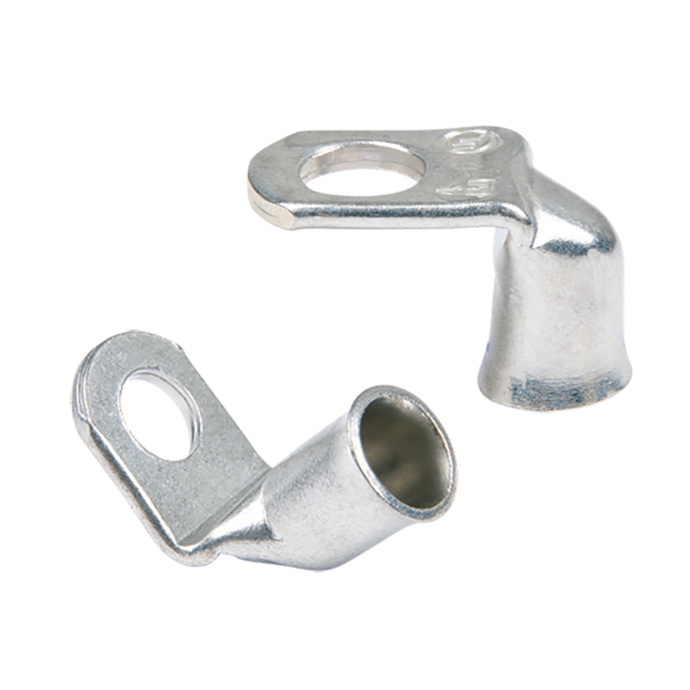 Ancor 90° Tinned Copper Lug #4 - 5/16" - 2-Piece — marine terminals