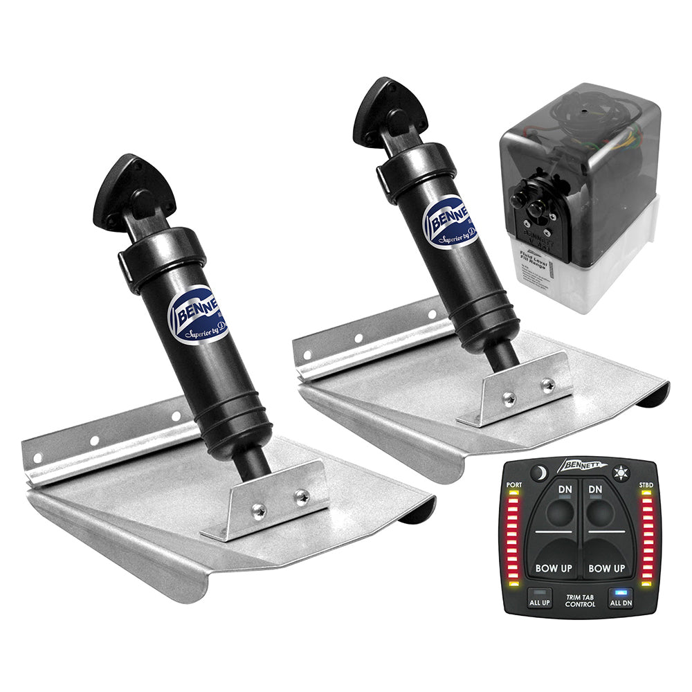 Bennett Marine M80 Sport Tab System w/One Box Indication — marine trim tabs
