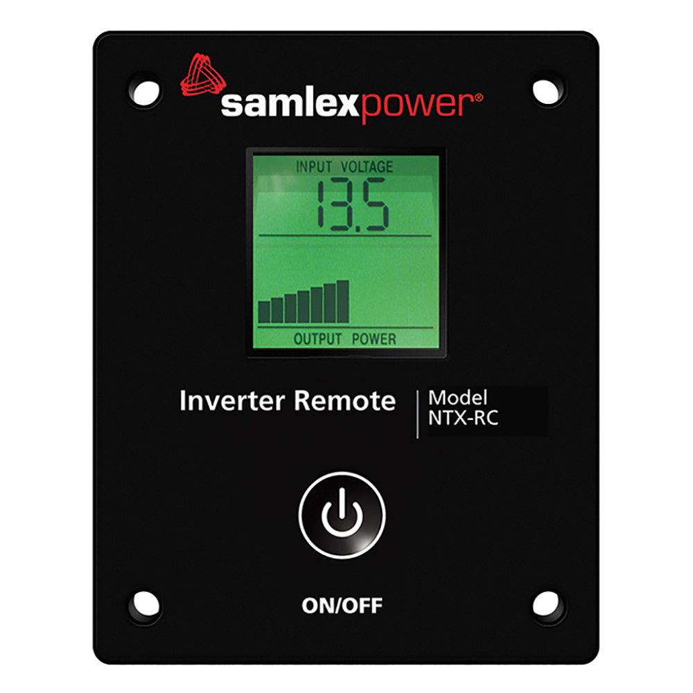 Samlex America Samlex NTX-RC Remote Control w/LCD Screen f/NTX Inverters — marine electrical panels