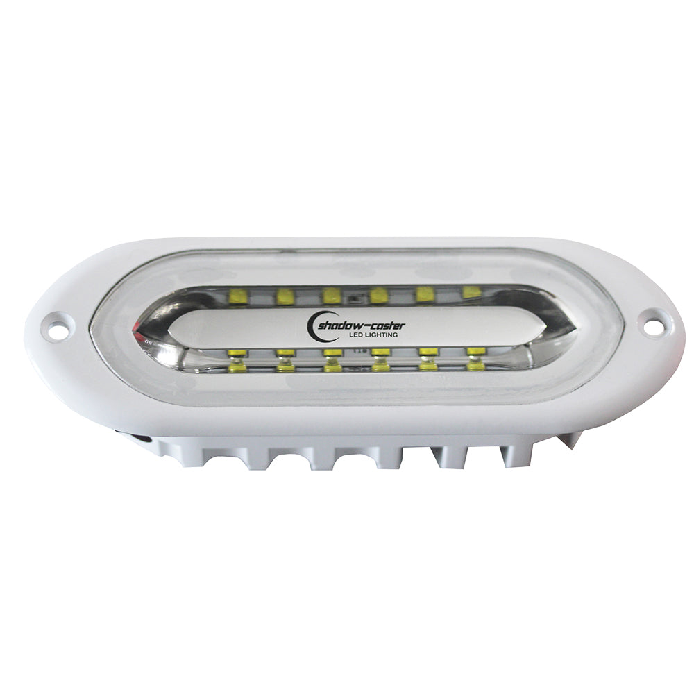 Shadow-Caster LED Lighting Shadow-Caster SCM-SL Series Flush Mount Spreader Light - White Housing - White/Blue/Red — marine flood/spreader lights