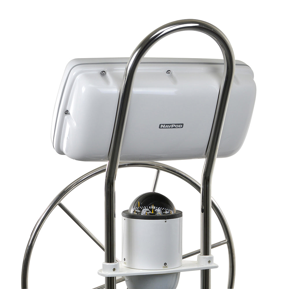NavPod SystemPod Precut f/Simrad NSS12 evo3/B&G Zeus3 12 & 2 Instruments (3.6″ holes) f/12″ Wide Guard — marine display mounts