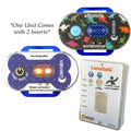 Lunasea Lighting Lunasea Child/Pet Safety Water Activated Strobe Light w/RF Transmitter & Portable Audio/Visual Receiver - Blue Case — marine safety lights