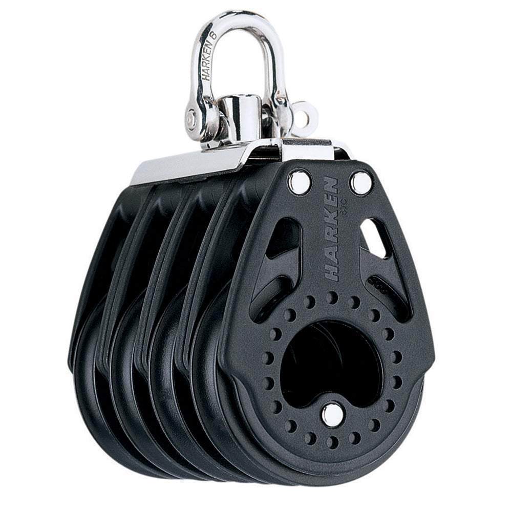 Harken 57mm Carbo Quad Block - Swivel — marine blocks
