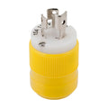Marinco Locking Plug - 15A, 125V - Yellow — marine shore power