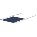 SureShade PTX Power Shade - 51" Wide - Stainless Steel - Navy — marine biminis/shades/umbrellas