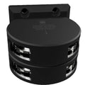 Lopolight Series 201-011 - Double Stacked Masthead Light - 3NM - Vertical Mount - White - Black Housing — marine navigation lights