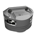 Lopolight Series 301-011 - Masthead Light w/Deck Light - 5NM - Vertical Mount - White - Silver Housing — marine navigation lights