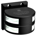 Lopolight Series 301-011 - Double Stacked Masthead Light - 5NM - Vertical Mount - White - Black Housing — marine navigation lights