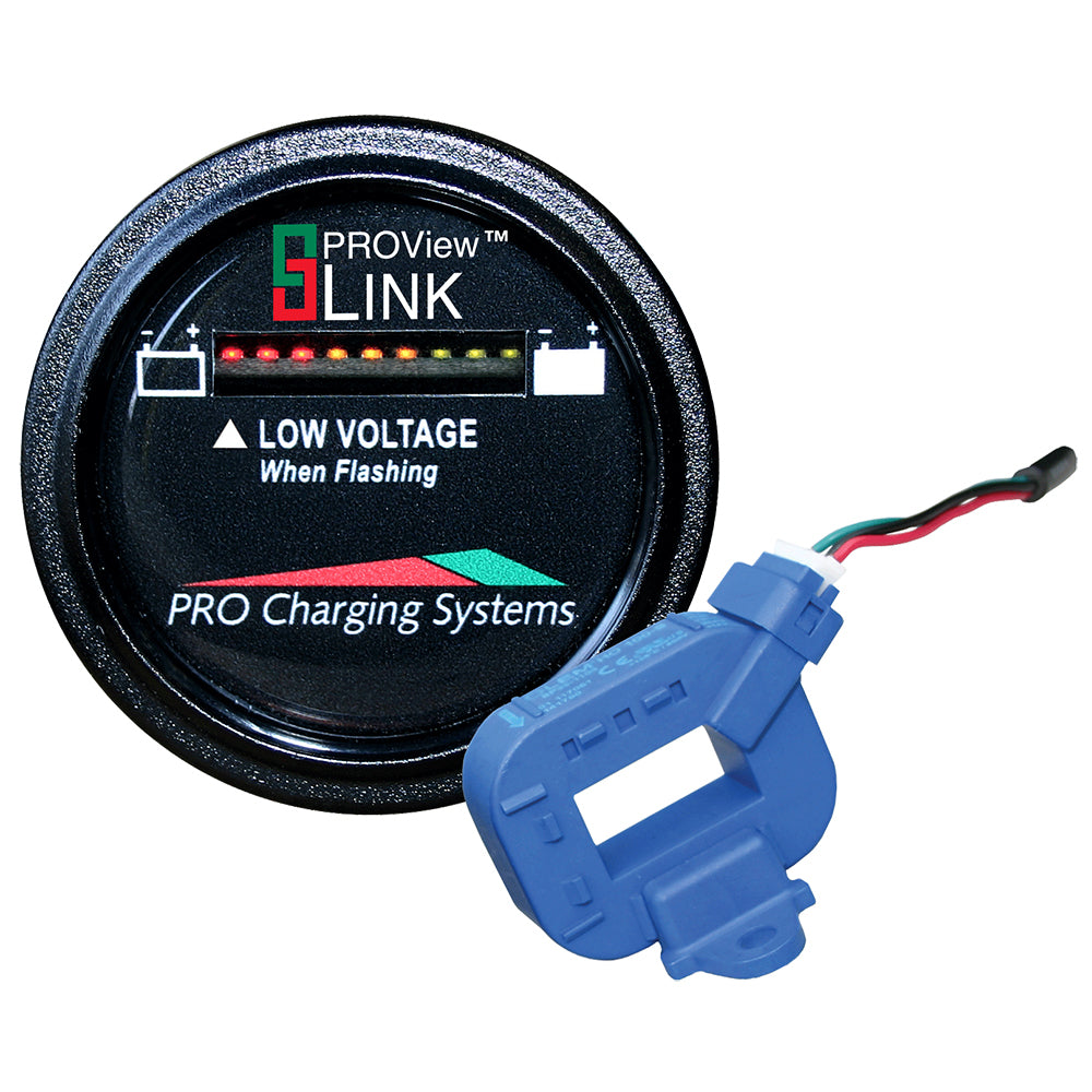 Dual Pro Lithium Battery Gauge - Single - Round Display — marine meters & monitoring