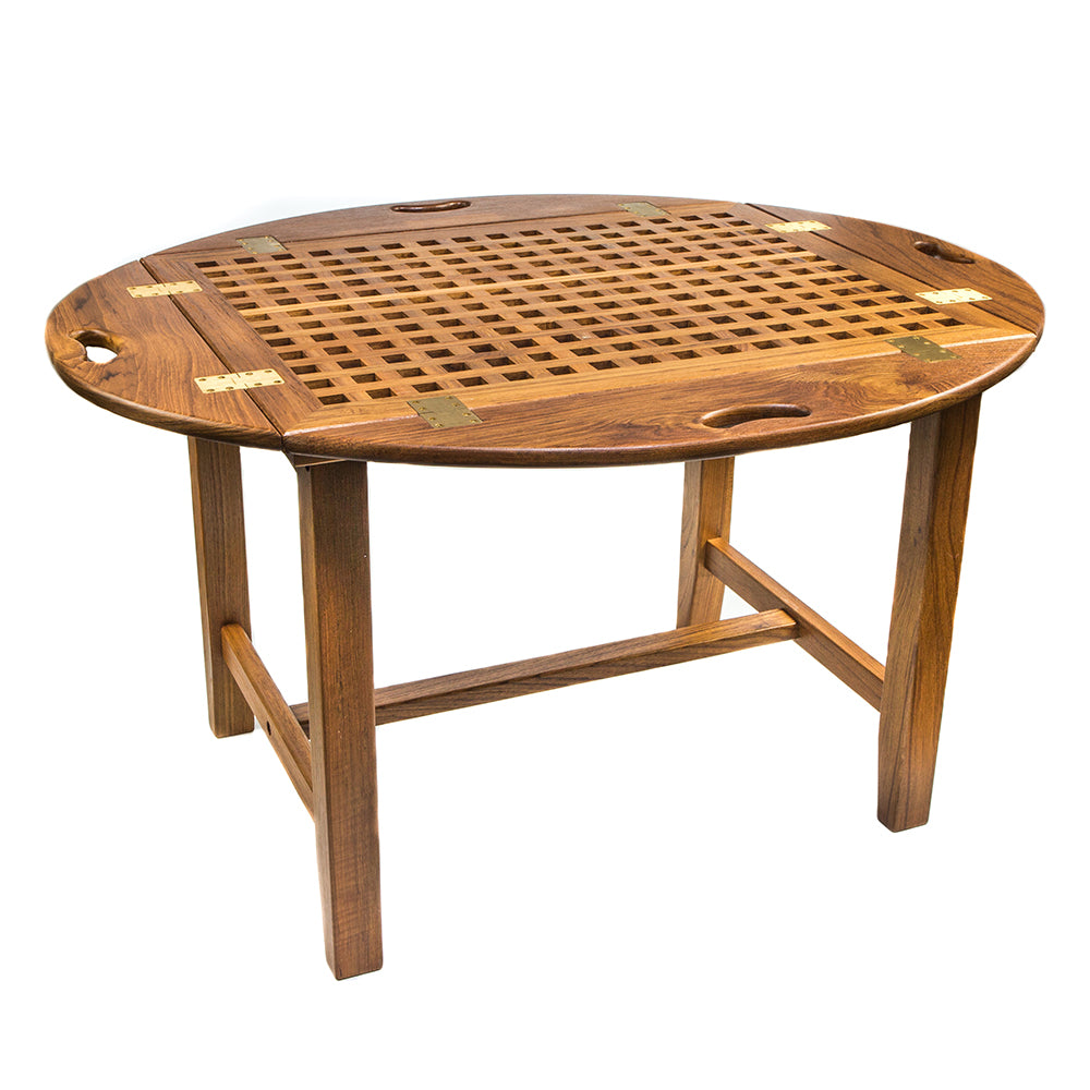 Whitecap Butler's Table - Teak — marine teak