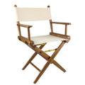 Whitecap Director's Chair w/Natural Seat Covers - Teak — marine teak
