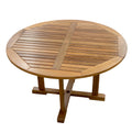Whitecap Round Dining Table - Teak — marine teak