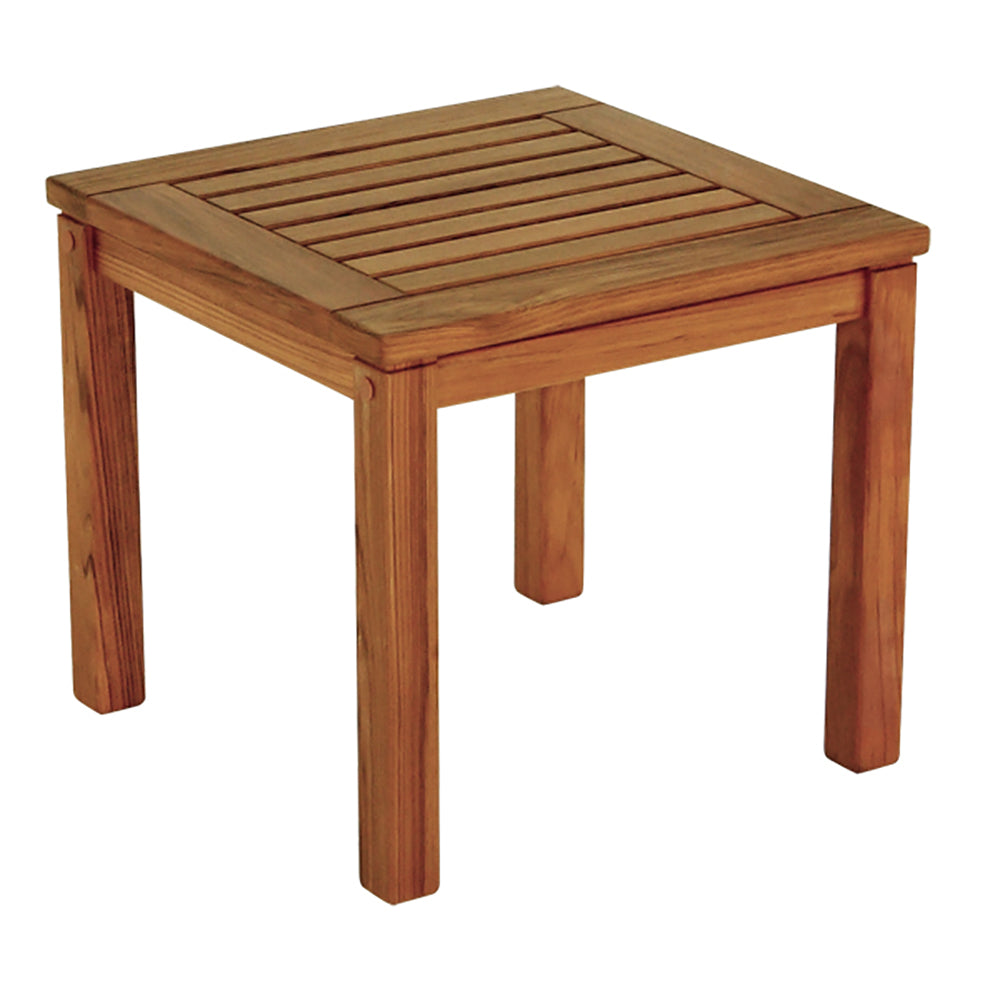 Whitecap Square Side Table - Teak — marine deck / galley