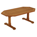 Whitecap Coffee Grate Table - Teak — marine teak