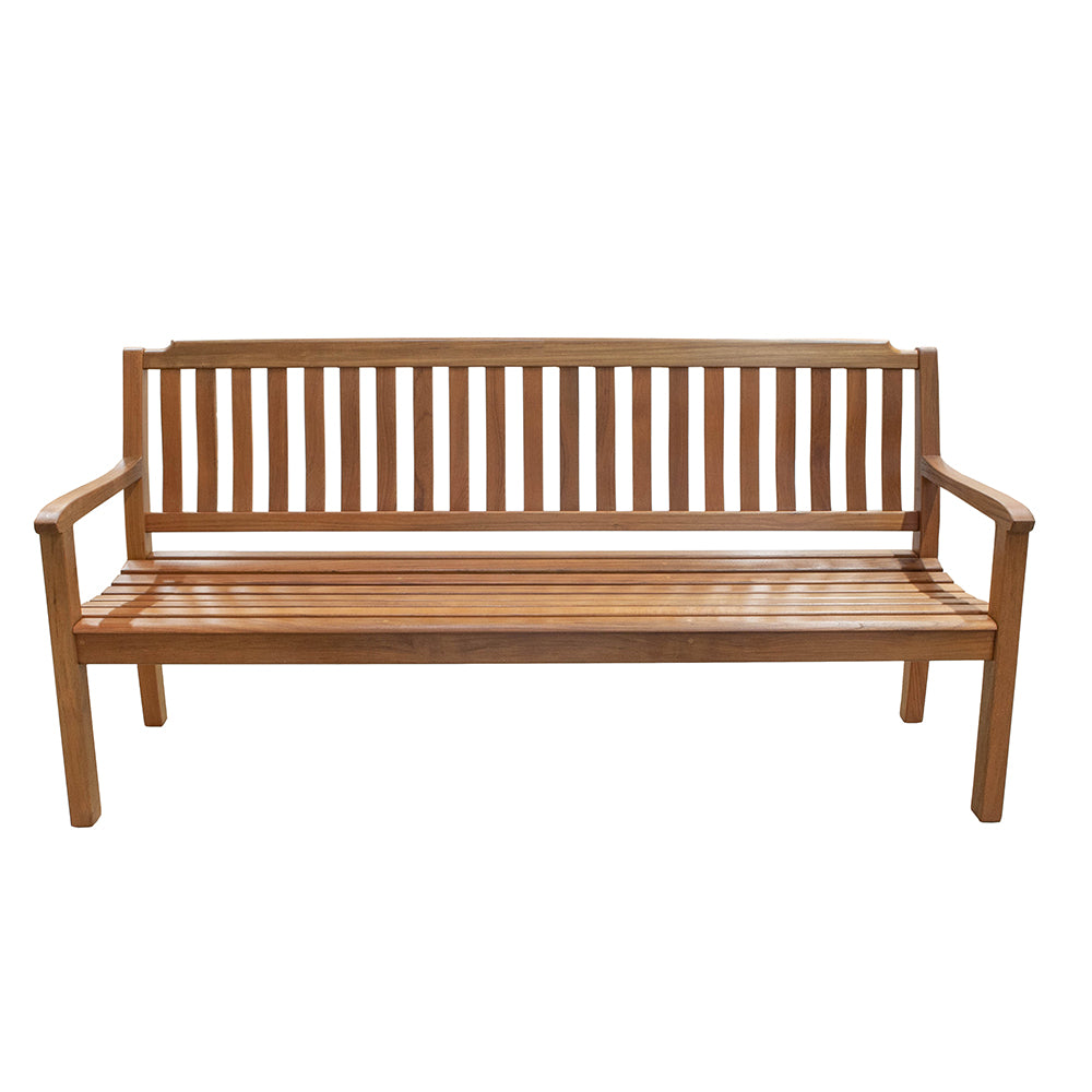 Whitecap Garden Bench - 6' - Teak — marine teak