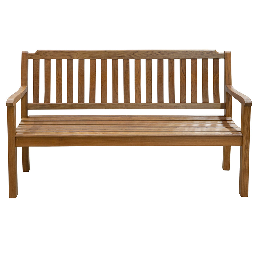 Whitecap Garden Bench - 5' - Teak — marine teak
