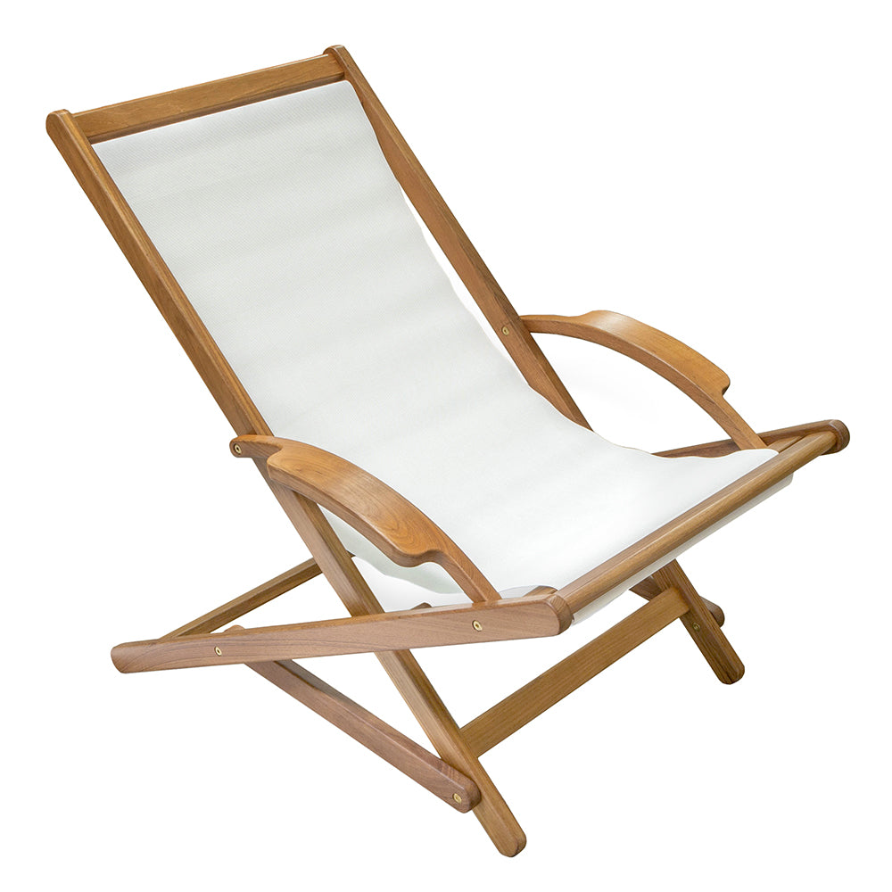 Whitecap Sun Chair - Teak — marine teak
