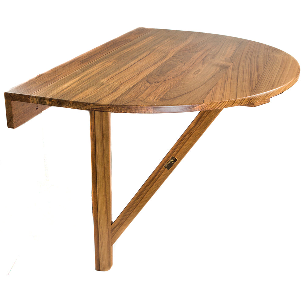 Whitecap Drop Leaf Table (Oiled) - Teak — marine teak