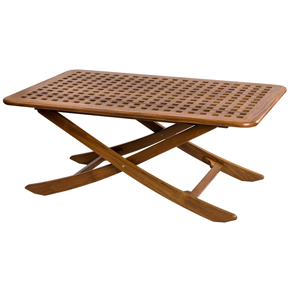 Whitecap Menora Table - Teak — marine teak