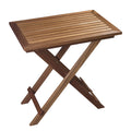 Whitecap Folding Slat Table - Teak — marine teak