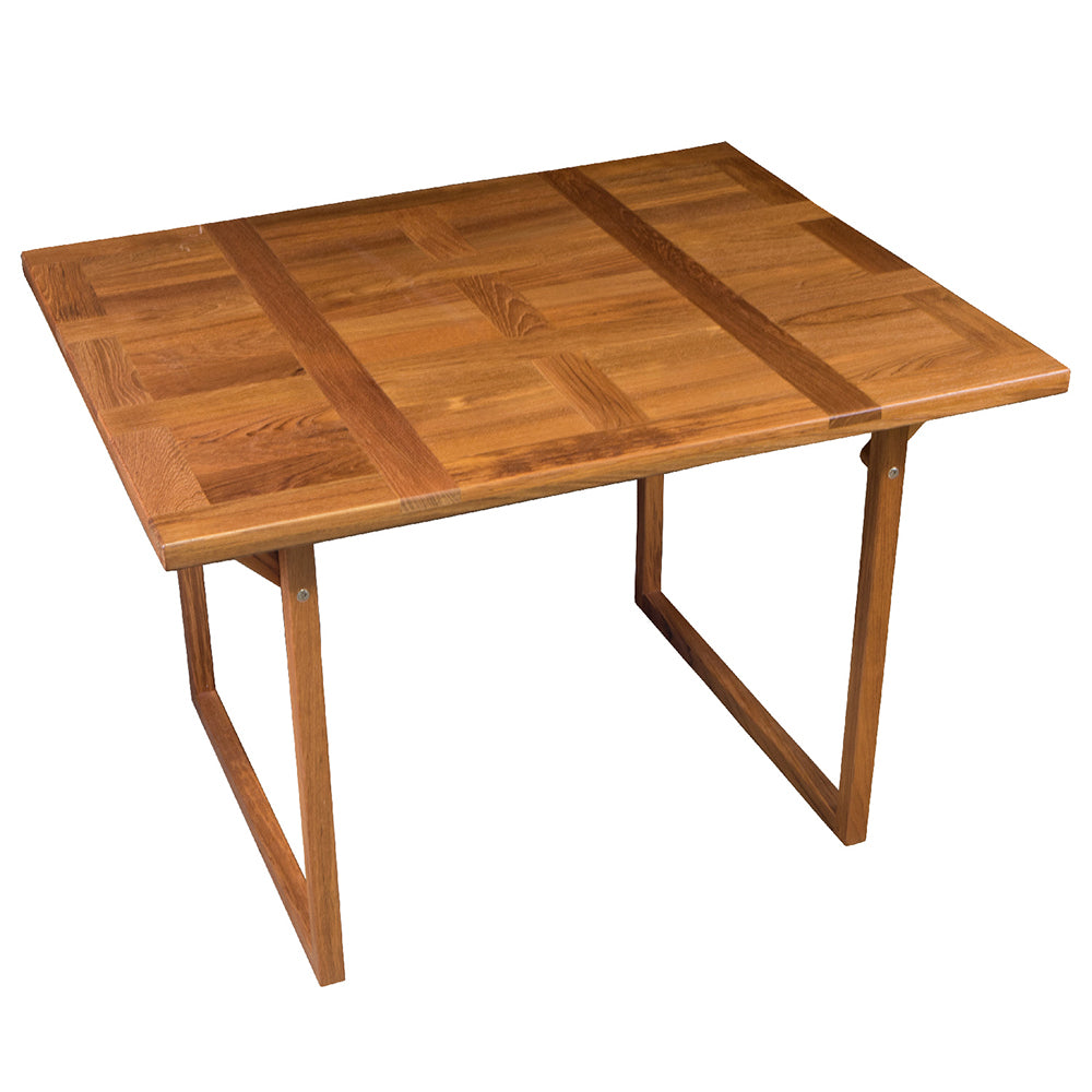 Whitecap Solid Table - Teak — marine teak