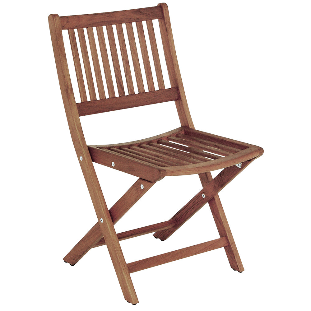 Whitecap Folding Chair - Teak — marine teak