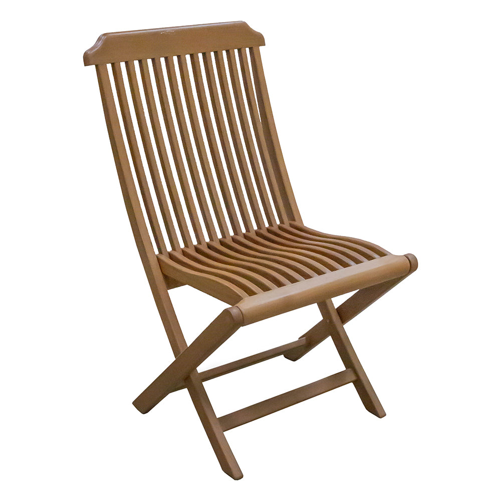 Whitecap Folding Deck Chair - Teak — marine teak