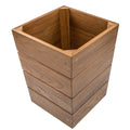 Whitecap Small Waste Basket - Teak — marine teak