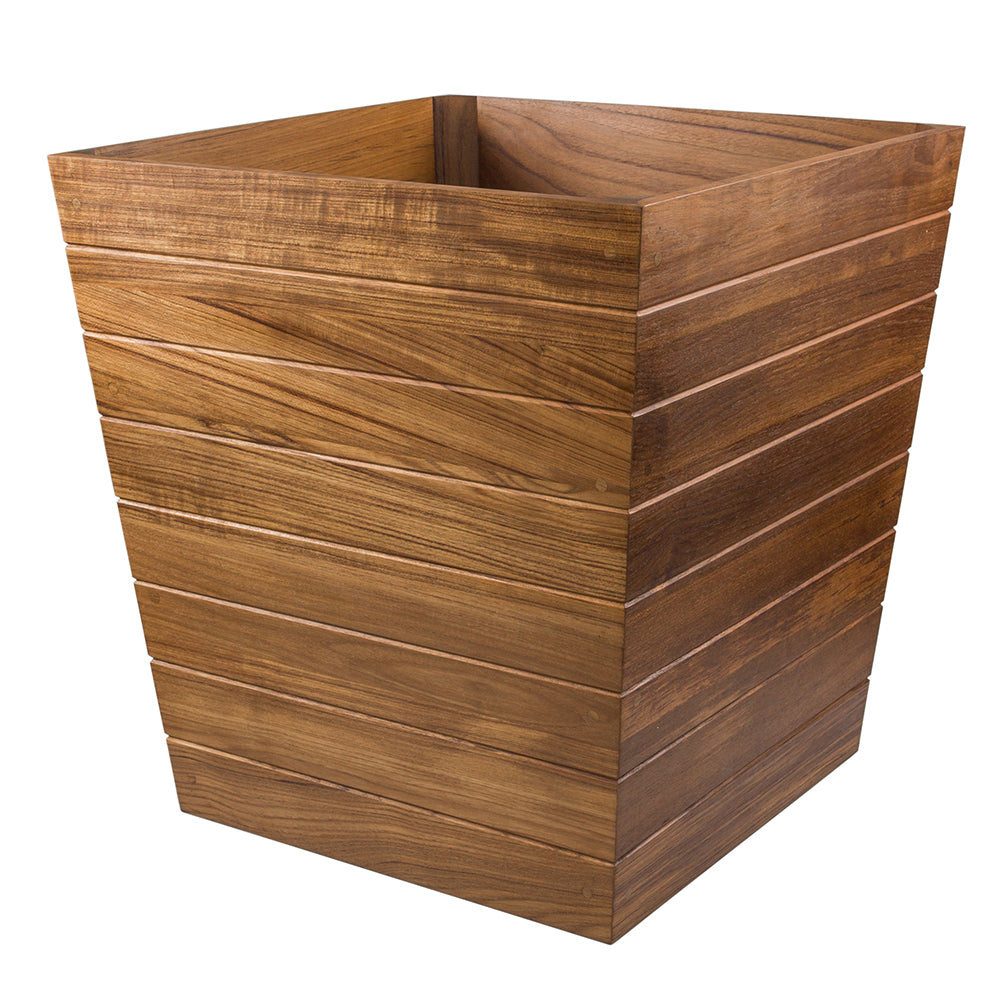 Whitecap Large Planter Box - Teak — marine teak