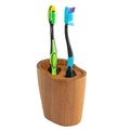 Whitecap Oval Toothbrush Holder (Oiled) - Teak — marine teak