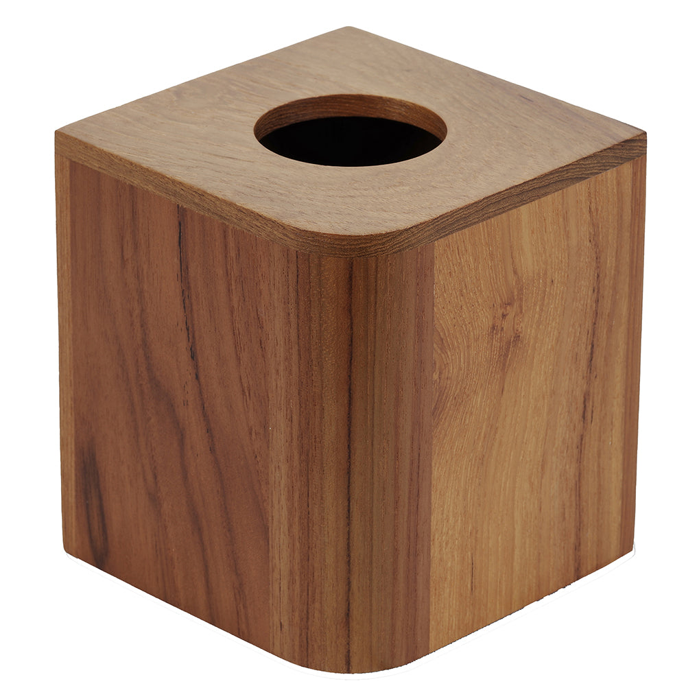 Whitecap EKA Collection Tissue Box - Teak — marine teak