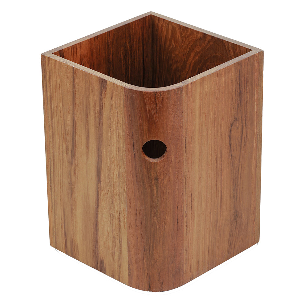 Whitecap EKA Collection Waste Basket - Teak — marine teak