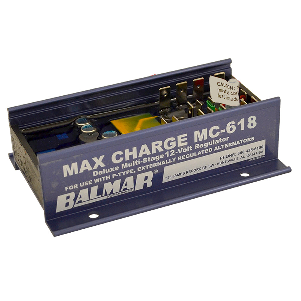 Balmar Max Charge MC618 Multi-Stage Regulator w/o Harness - 12V — marine alternators