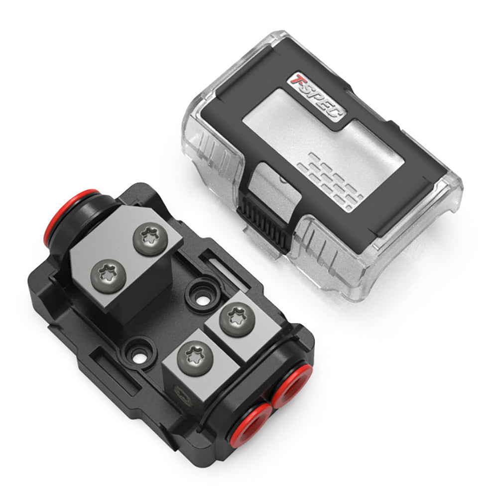 T-Spec VFDB2 MANL 2 Position Distribution Block w/Cover — marine busbars