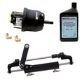 Uflex USA Uflex HYCO 1.1 Front Mount OB System up to 175HP - Includes UP20 FM Helm, 2qts of Oil, UC95-OBF Cylinder — marine steering systems