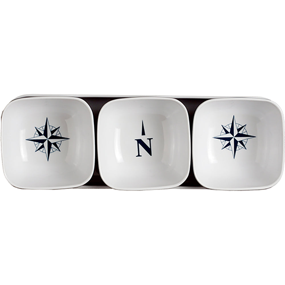 Marine Business Melamine Snack Set - NORTHWIND - Set of 4 — marine deck / galley