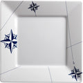 Marine Business Melamine Square, Flat Dinner Plate - NORTHWIND - 10" x 10" Set of 6 — marine deck / galley